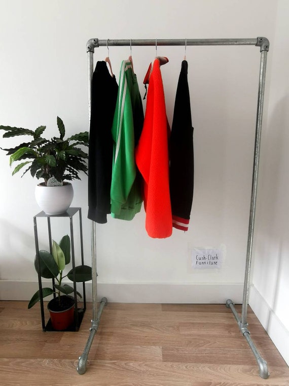 Galvanised pipe clothes rack hotsell