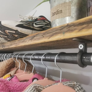 Varão para roupas - Varão para pendurar - Varão para guarda-roupa - Trilho para utensílios - PORTE GRATUITO - Envio no dia seguinte