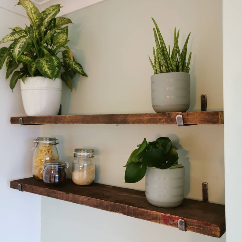 Scaffold shelf brackets raw steel heavy duty J Brackets Etsy