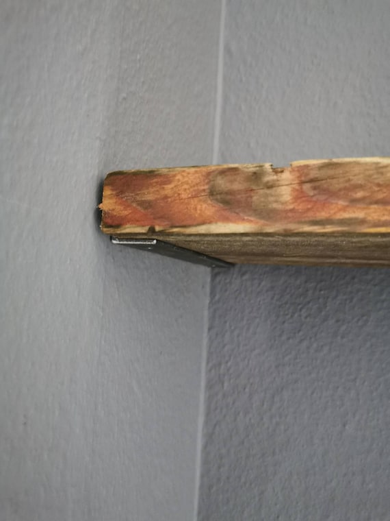 Alcove Shelf Bracket - Raw Steel Industrial Shelving Brackets - recess brackets - Variety Of Sizes