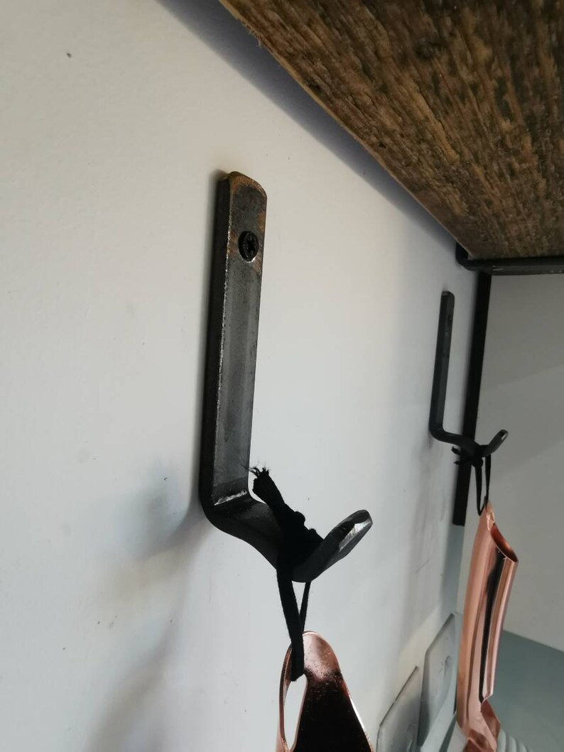 Pan Hooks Raw Steel Coat Hooks Towel Hooks Storage Hooks Etsy UK