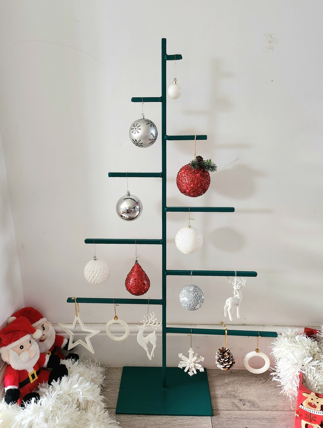 GREEN Metal Christmas Tree Free Standing Xmas Tree Variety Etsy UK