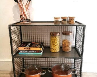 Mesh cheap shelving unit