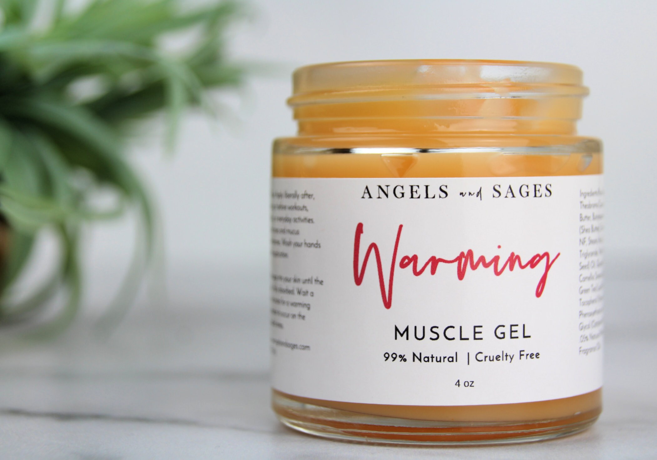 WARMING MUSCLE GEL For Chronic Pain Stiffness Muscle Etsy