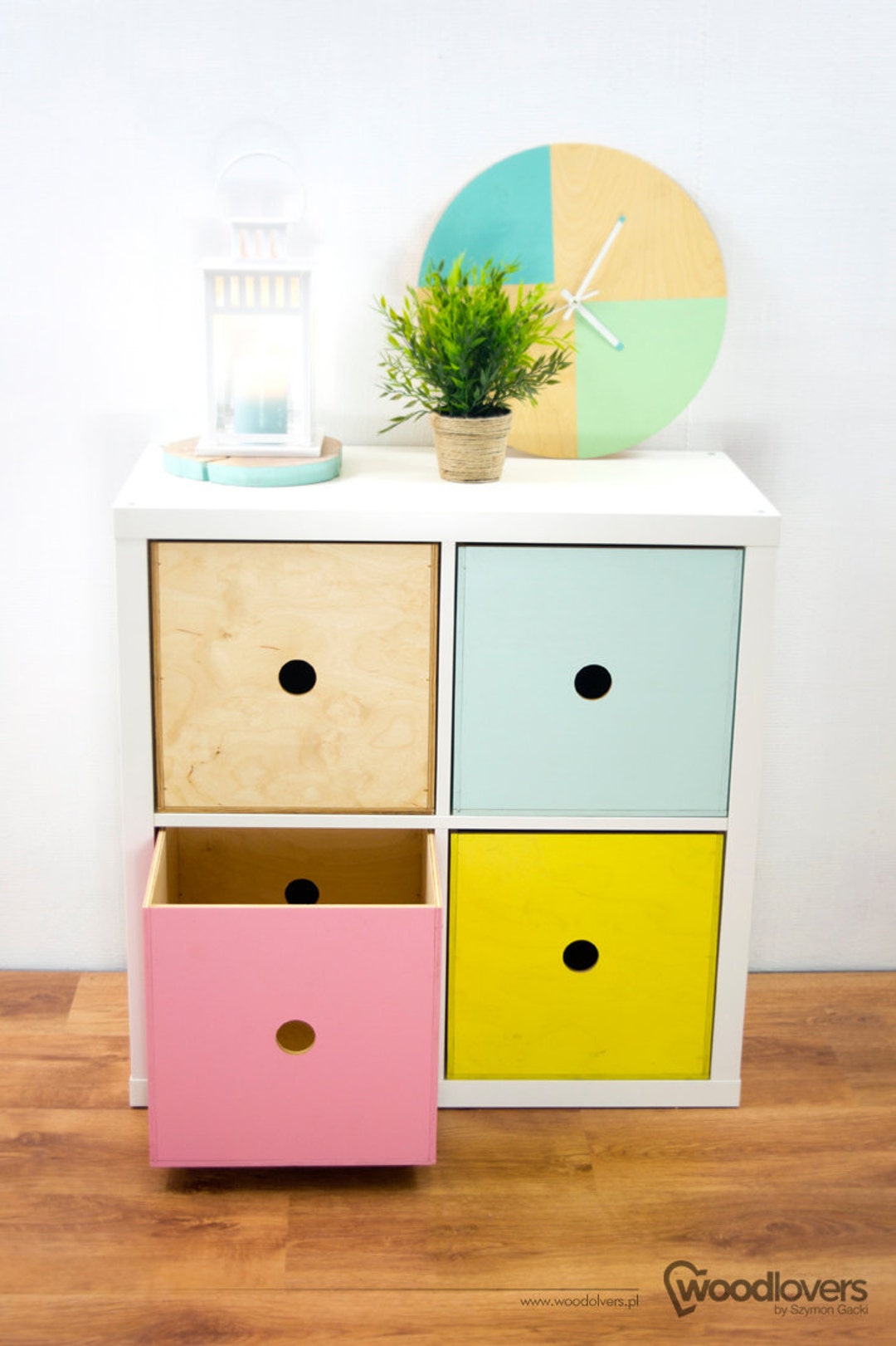 【廃番】IKEA　EXPEDIT シェルフユニット EXPECTIT 1.0 - Wooden Box / Insert for Shelf / Cabinet Ikea
