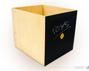 Expedit Shelf Insert EXPECTIT - Wooden Box / Insert for Shelf / Cabinet Ikea Expedit Kallax ...