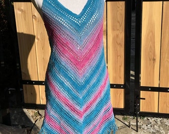Crochet Beach Dress/ Beach Cover Up/ Resort Wear