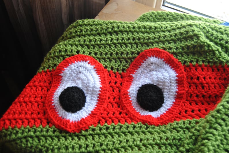 TMNT Blanket Crochet Pattern/ teenage mutant ninja turtle/ PDF | Etsy