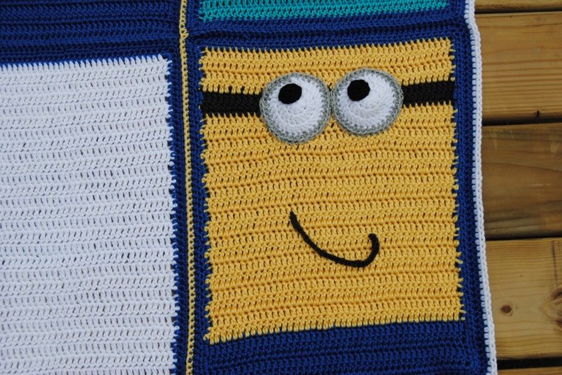 Minion Blanket Pattern Crochet Pattern Etsy