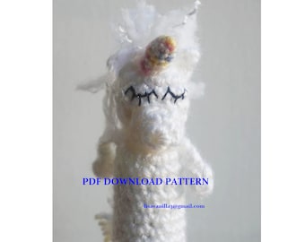 Unicorn Finger Puppet PATTERN/ PDF Pattern/ Crochet Pattern