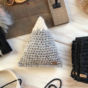 Mountain Pillow x Cabin Decor x Mini Peak Plush x Nature Climber Hiker Gift x Adirondack