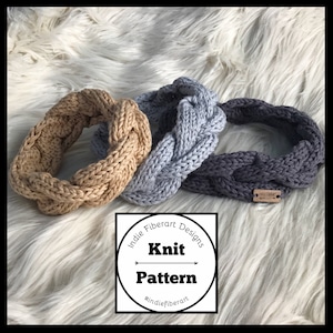 PATRON DE TRICOT x Bandeau torsadé x Bandeau The Beautiful Soul Head Wrap