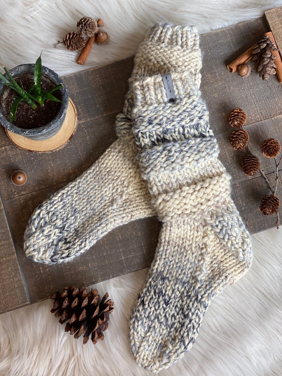 cozy chunky bootie sock slippers