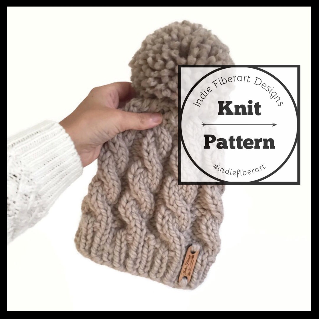 KNITTING PATTERN X Fitted Cable Hat X the Astoria Beanie - Etsy