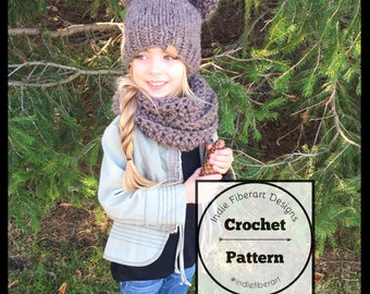 CROCHET PATTERN x Chunky Scarf x The Palisades Cowl