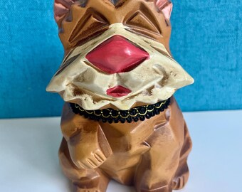 Vintage Napcoware Scotty Dog Coin Bank from Japan 1970s
