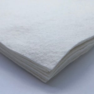 12.5 Pieces - 12.5” Pellon Natural Cotton Batting Squares, 12.5”x 12.5” Batting Square, Rag Quilting, Potholder, Batting for T-Shirt Quilt