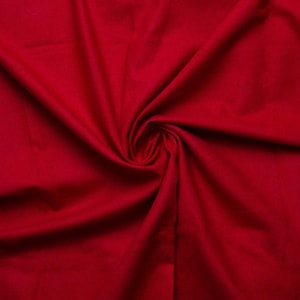 Chili Pepper Red Comfy Cozy Cotton Flannel Fabric