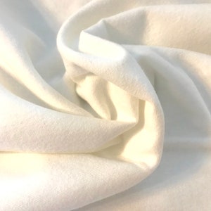 Quadrati di flanella pretagliati, Charm Pack, Layer Cake, Quilt Kit, Quadrati pre-frangiati per trapunta di pezza, Triangoli a metà quadrato, Jelly Roll da 2,5" - Bianco pieno