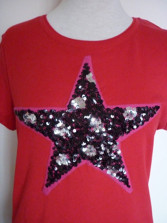sequin top size 16