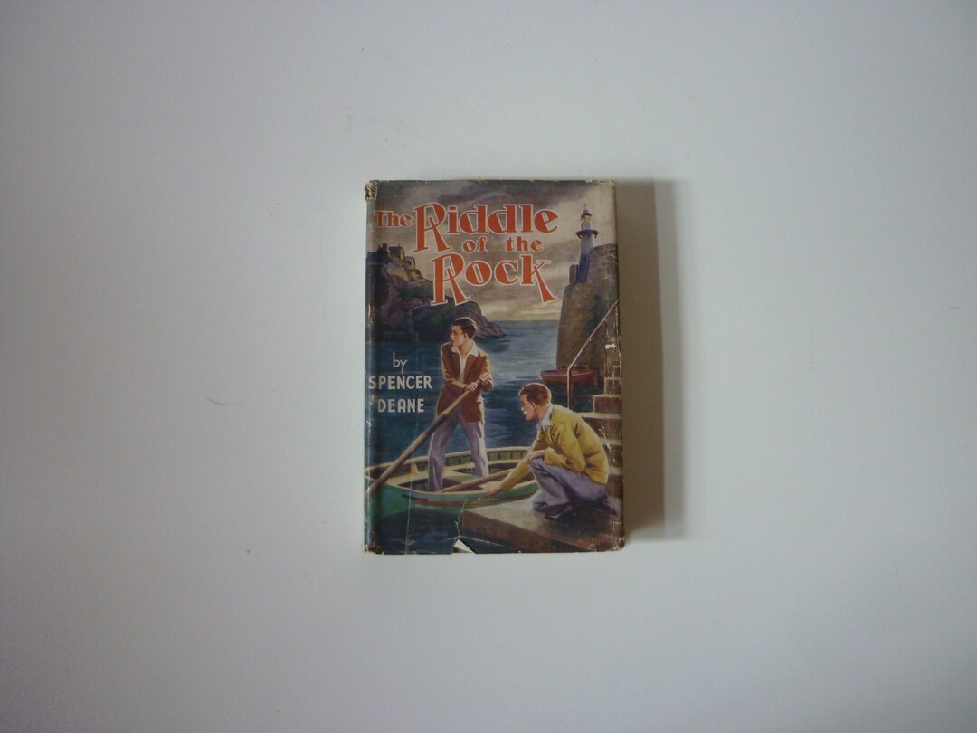 Vintage Children's Book 'the Riddle of the Rock', by Spencer Deane Etsy