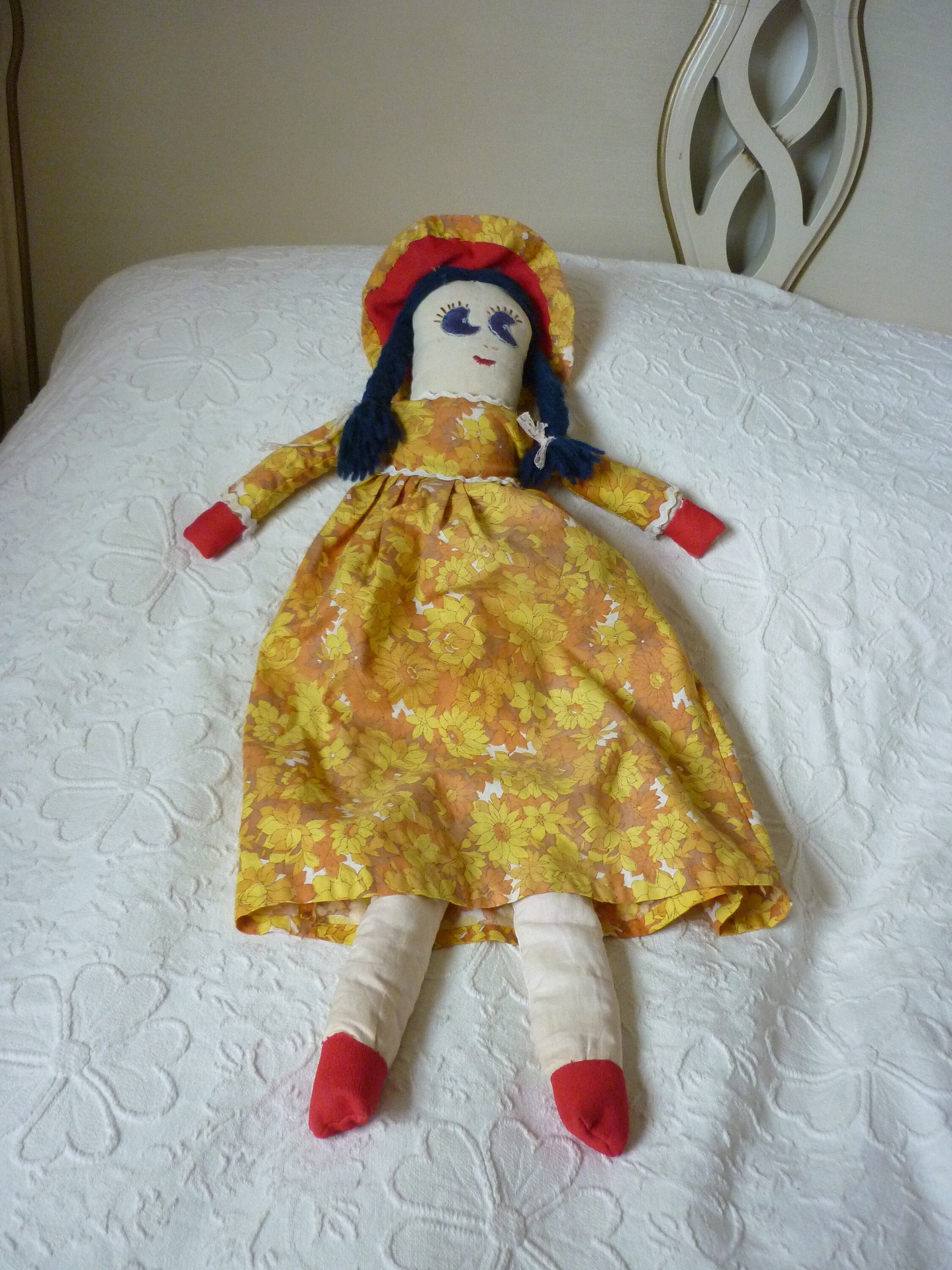 Vintage 1960's/70's Rag Doll Hand Made Vintage Rag Etsy UK
