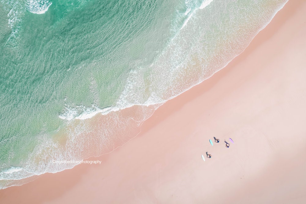 Aerial beach photography aerial beach print large beach Etsy