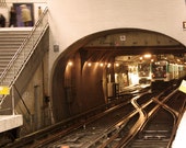 Paris Photography - "Métro Parisien"-  Fine Art Photo -   Home Office Wall Decor -"Parisian Subway"