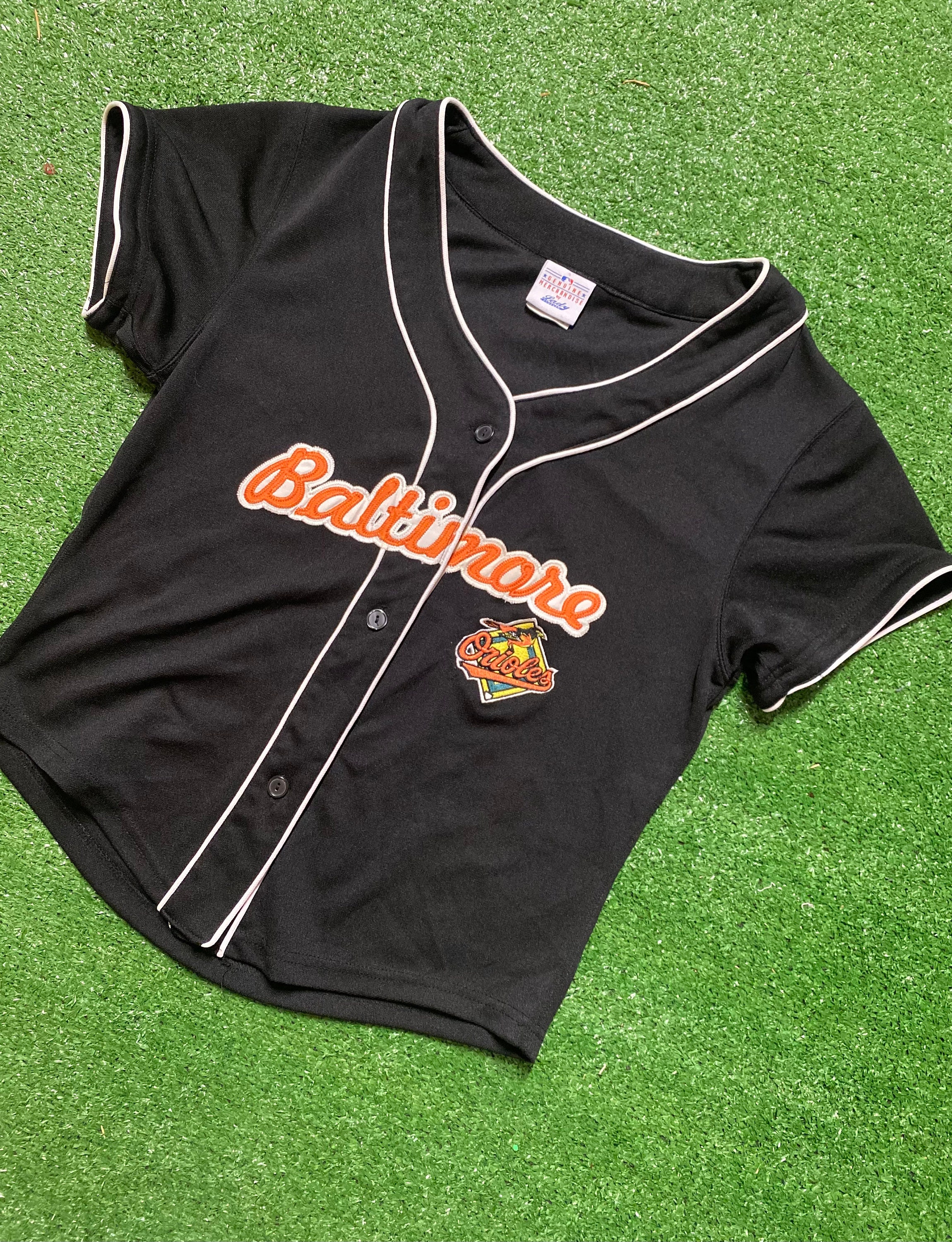 orioles v neck jersey