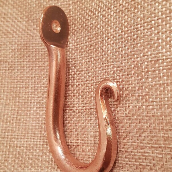 Curtain Tie Back Hooks Hand Etsy