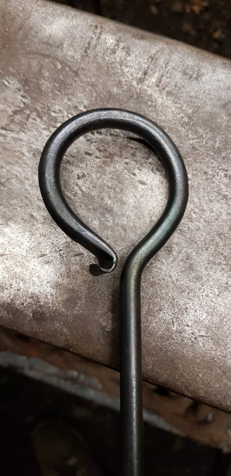 Matching Fire Poker & Hook Set Fire Tools iron log Burner Etsy