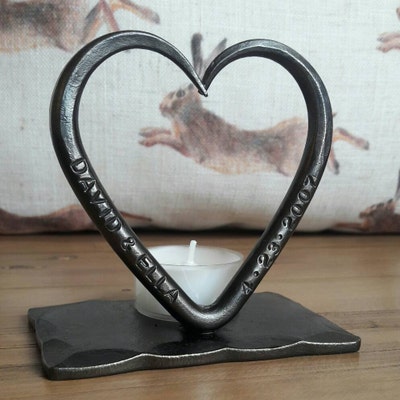 A Personalised Steel Love Heart 