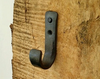 Hand Forged Hook ~ Cloakroom~ Wrought Iron~ Rustic ~ Door Hooks~ Kitchen Hook~ Blacksmith Made ~ Hallway ~ Country Cottage ~ Interior Design