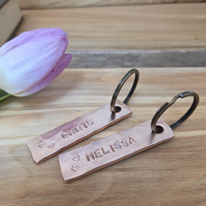 Copper Keyring - Etsy UK