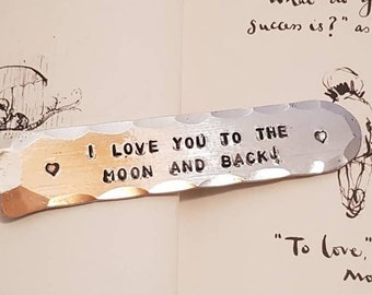 10th Wedding Anniversary~ Aluminium Tin Book Keeper~ Personalised~ Him Her ~ Gift ~ Birthday ~Love ~Reading