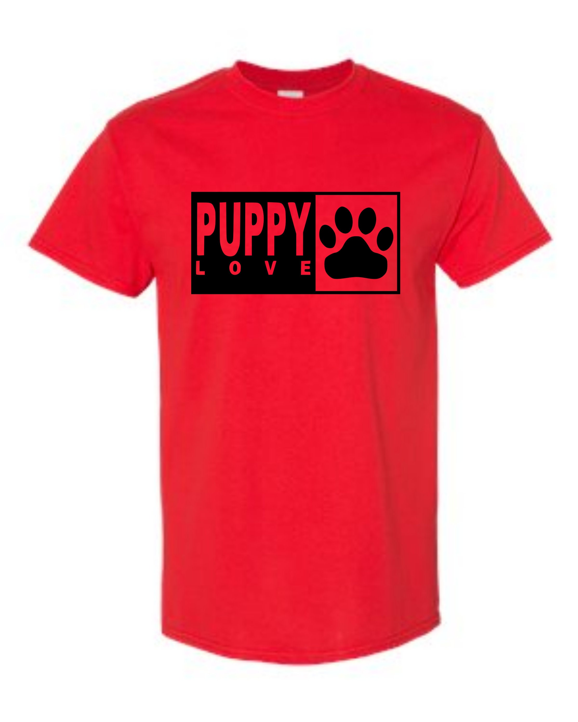 Puppy Love Tshirt I Love My Puppy Funny Dog T Shirt Parody Classic
