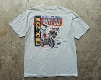 1985 National Championship motorcycle racing tee