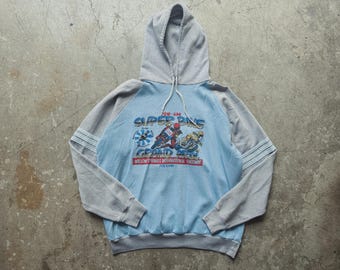 1985 Pro Am Super Bike motorcycle graphic hoodie