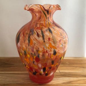 Murano glass vase