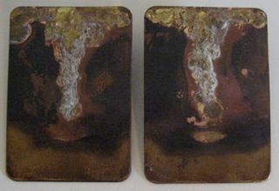 copper earrings - image 1