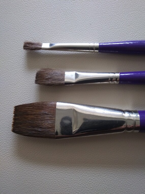 3 Loewcornell Brushes Etsy