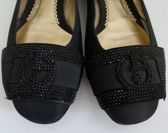 Giorgio Armani silk dress flats- sz
