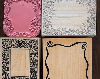 frame rubber stamps