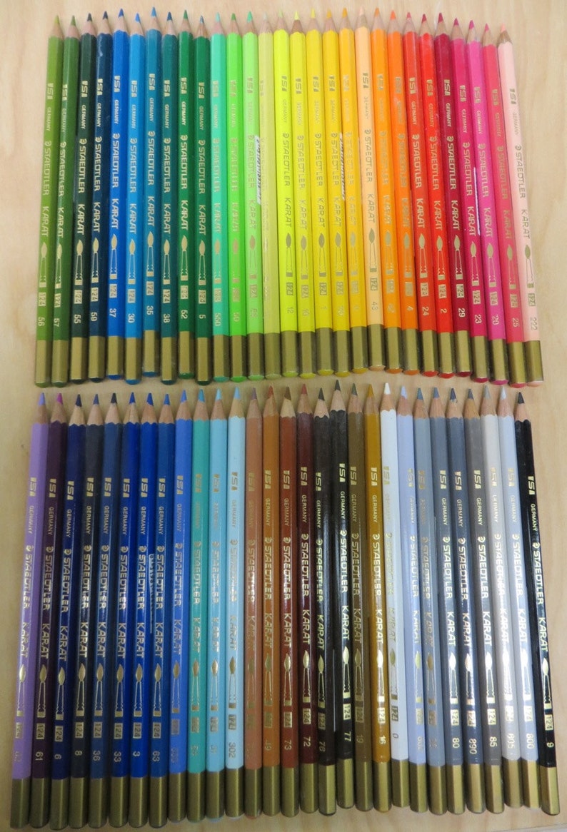 Staedtler Karat 124 watercolor pencils Etsy