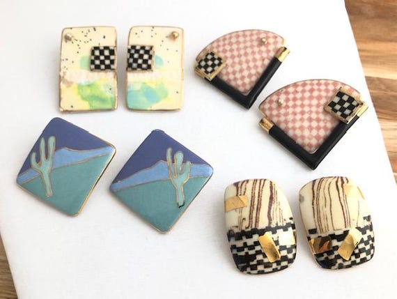 porcelain earrings