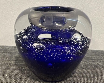 blown glass votive holder