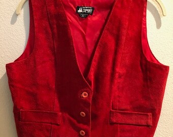 suede vest