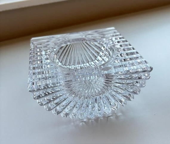 cut crystal vide poche catch all dish