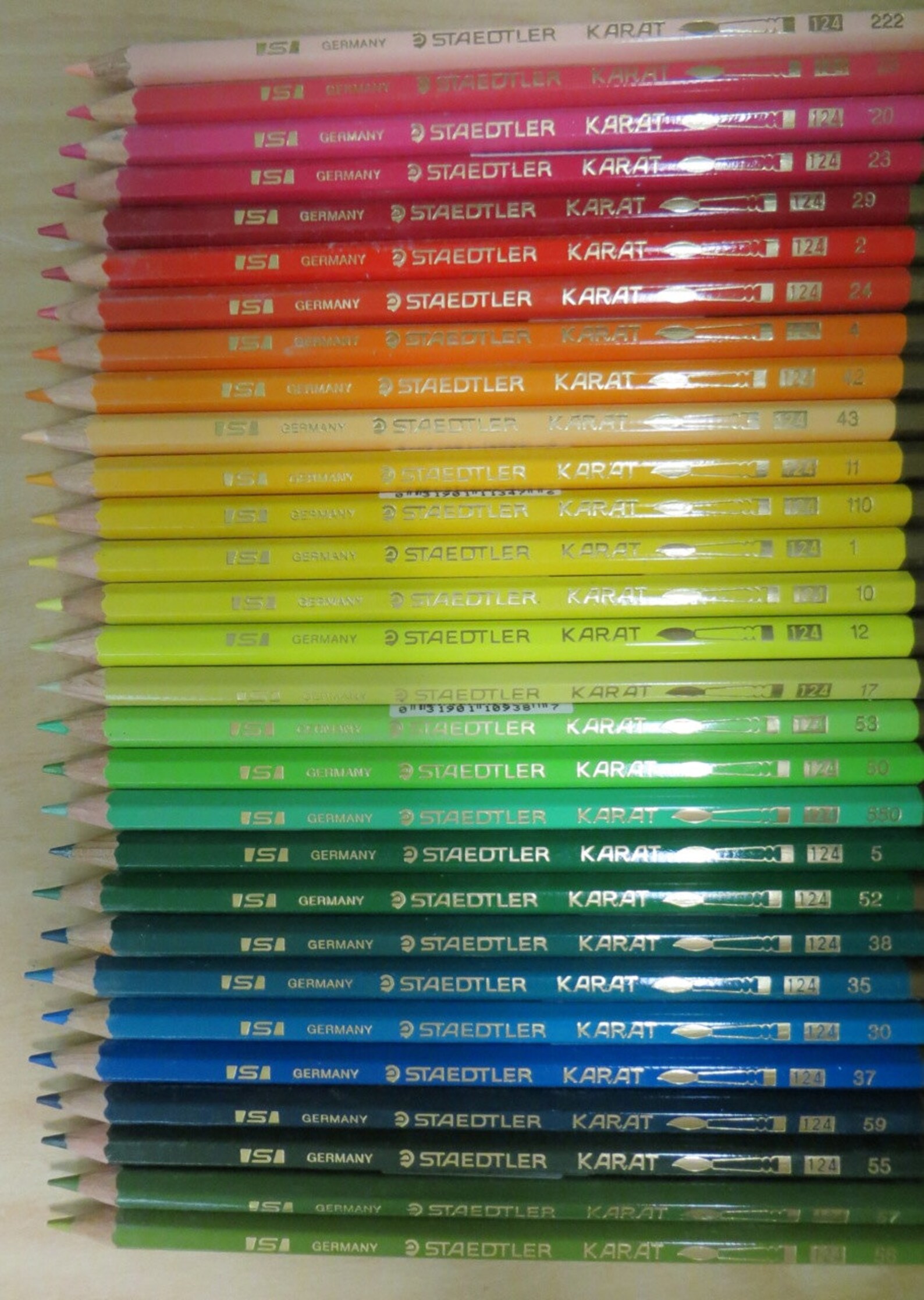 Staedtler Karat 124 watercolor pencils Etsy