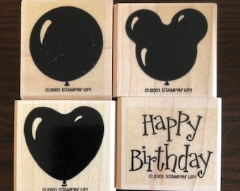 birthday rubber stamp sets